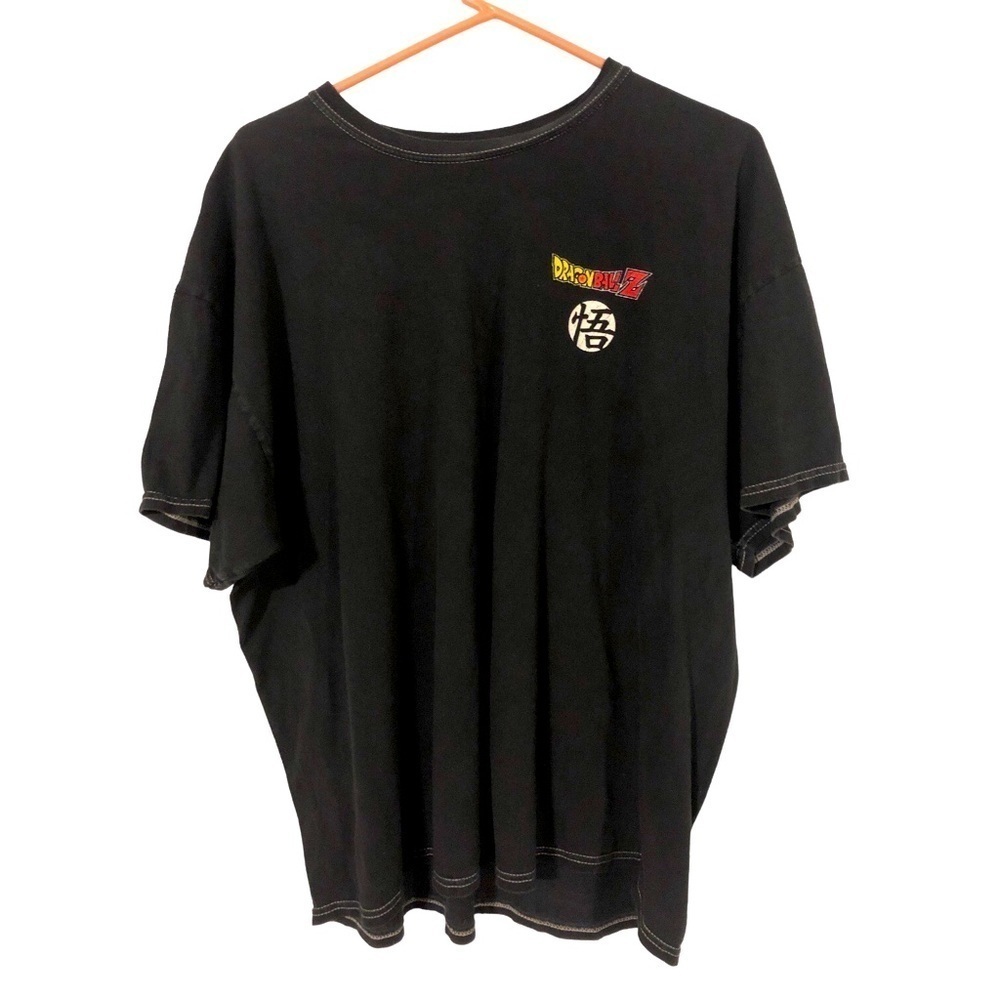 Dragon Ball Z Black Anime Graphic T-Shirt L